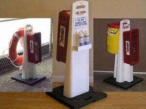 Construction Fire Extinguisher Stands - Safe T Systems