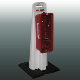 portable fire extinguisher stand - safe t systems